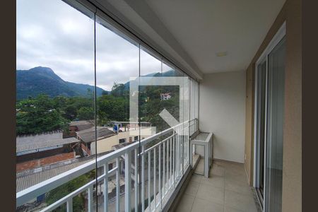 Varanda - Sala de apartamento para alugar com 3 quartos, 73m² em Jacarepaguá, Rio de Janeiro