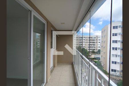 Varanda - Sala de apartamento para alugar com 3 quartos, 73m² em Jacarepaguá, Rio de Janeiro