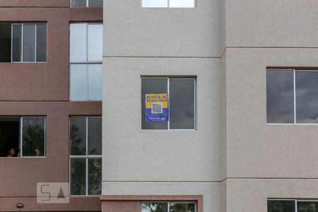 Apartamento à venda com 43m², 2 quartos e 1 vagaFachada e plaquinha