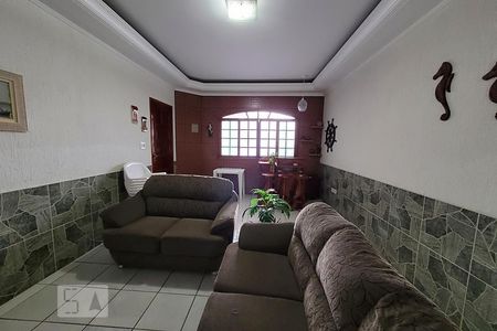 Sala de casa para alugar com 2 quartos, 158m² em Jardim Melvi, Praia Grande