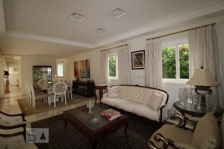 Sala de estar de casa de condomínio à venda com 4 quartos, 407m² em Jardim do Sol, Campinas
