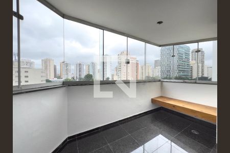 Sala, vista aberta de apartamento para alugar com 4 quartos, 143m² em Indianópolis, São Paulo