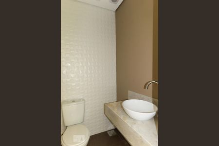 Lavabo de casa de condomínio à venda com 3 quartos, 140m² em Campo Novo, Porto Alegre