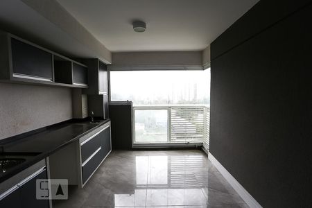Sala e Cozinha de apartamento para alugar com 2 quartos, 57m² em Panamby, São Paulo