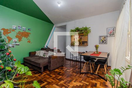 Sala de apartamento à venda com 2 quartos, 80m² em Farroupilha, Porto Alegre