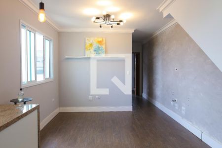 Sala de apartamento à venda com 2 quartos, 120m² em Parque São Vicente, Santo André