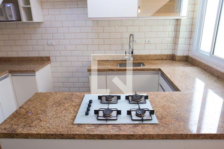 cozinha integrada de apartamento à venda com 2 quartos, 120m² em Parque São Vicente, Santo André