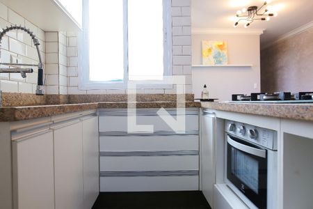 cozinha integrada de apartamento à venda com 2 quartos, 120m² em Parque São Vicente, Santo André