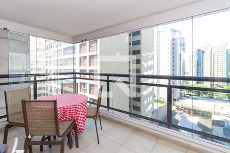Varanda  de apartamento à venda com 1 quarto, 49m² em Vila Mariana, São Paulo