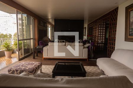 Sala de Estar de apartamento à venda com 3 quartos, 220m² em Flamengo, Rio de Janeiro