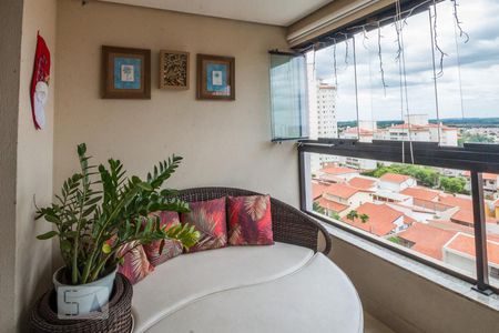 Varanda da Sala de apartamento à venda com 3 quartos, 117m² em Parque das Flores, Campinas