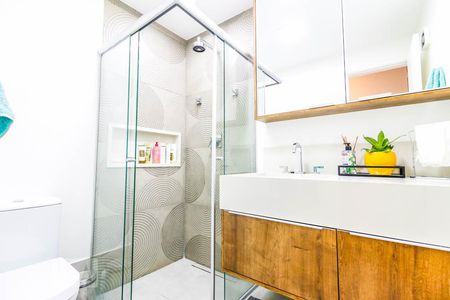 Banheiro  de apartamento à venda com 2 quartos, 85m² em Cidade Monções, São Paulo