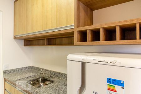 Studio para alugar com 16m², 1 quarto e sem vaga Studio para alugar com 16m², 1 quarto e sem vagaCozinha