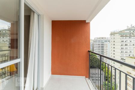 Varanda de kitnet/studio para alugar com 1 quarto, 24m² em Consolação, São Paulo