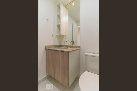 Banheiro - Armários de kitnet/studio para alugar com 1 quarto, 24m² em Consolação, São Paulo
