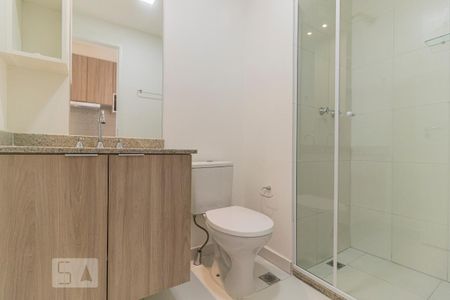 Banheiro de kitnet/studio para alugar com 1 quarto, 24m² em Consolação, São Paulo