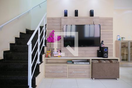 Sala de casa à venda com 3 quartos, 120m² em Vila Camilópolis, Santo André