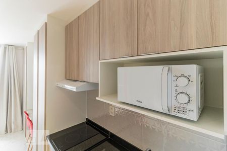 Studio para alugar com 24m², 1 quarto e sem vagaCozinha - Microondas