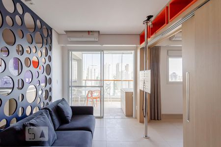 Sala  de apartamento à venda com 1 quarto, 54m² em Jardim Vila Mariana, São Paulo
