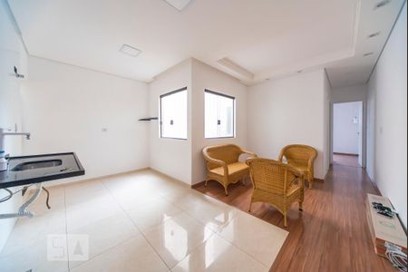 Sala de apartamento à venda com 2 quartos, 96m² em Campestre, Santo André