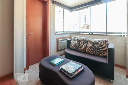 varanda de apartamento à venda com 3 quartos, 92m² em Menino Deus, Porto Alegre