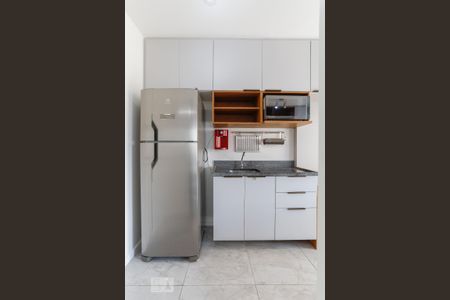 Cozinha de kitnet/studio à venda com 1 quarto, 22m² em Bela Vista, São Paulo