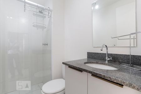 Banheiro de kitnet/studio à venda com 1 quarto, 22m² em Bela Vista, São Paulo