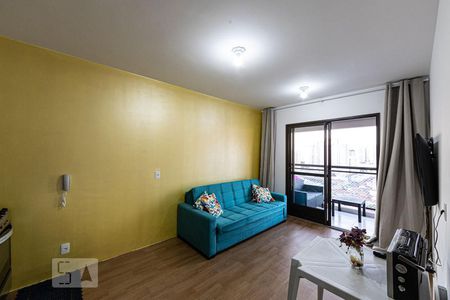Sala e cozinha de apartamento para alugar com 1 quarto, 41m² em Tatuapé, São Paulo
