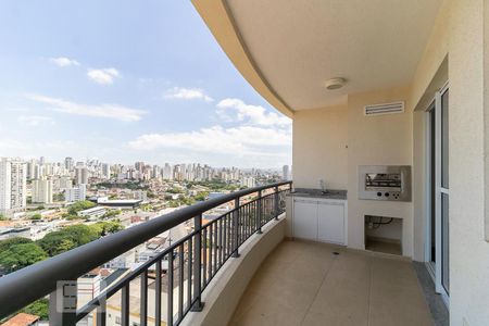 Varanda da Sala de apartamento para alugar com 3 quartos, 88m² em Vila Gumercindo, São Paulo