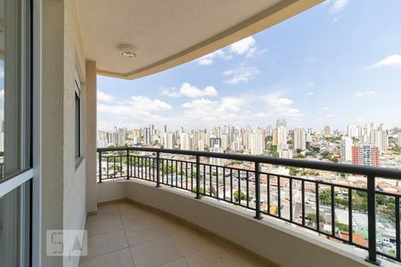 Varanda da Sala de apartamento para alugar com 3 quartos, 88m² em Vila Gumercindo, São Paulo
