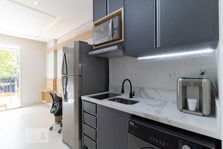 Studio para alugar com 25m², 1 quarto e sem vaga Studio para alugar com 25m², 1 quarto e sem vagaCozinha