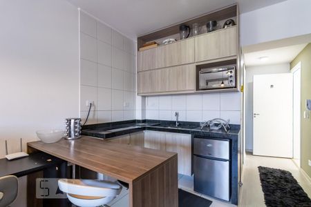 Cozinha de kitnet/studio à venda com 1 quarto, 35m² em Centro, Curitiba