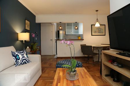 Sala de apartamento à venda com 2 quartos, 68m² em Vila Andrade, São Paulo