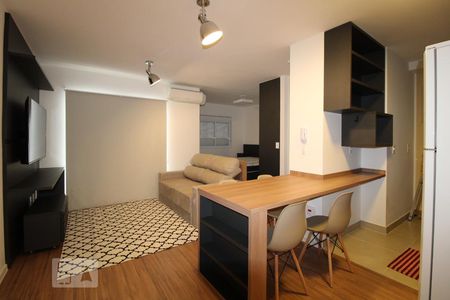 Sala de apartamento à venda com 1 quarto, 41m² em Vila Itapura, Campinas