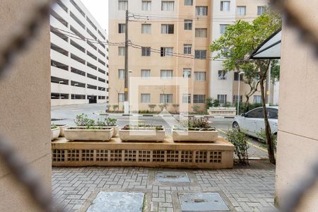 Vista da janela da sala  de apartamento à venda com 1 quarto, 40m² em Canhema, Diadema