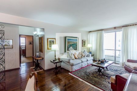 Sala de apartamento à venda com 3 quartos, 166m² em Moema, São Paulo