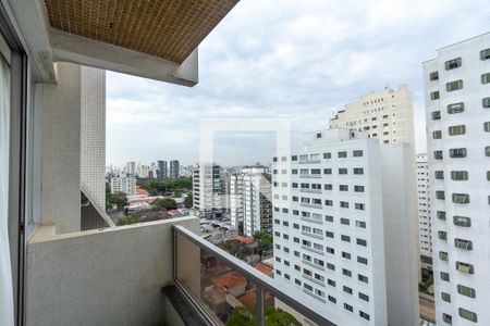 Varanda de apartamento à venda com 3 quartos, 166m² em Moema, São Paulo