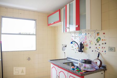 Cozinha e Área de Serviço de apartamento para alugar com 1 quarto, 45m² em Vila Antonieta, São Bernardo do Campo