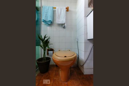 Banheiro da Suíte de apartamento para alugar com 1 quarto, 45m² em Lourdes, Belo Horizonte