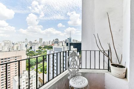 Sala - Varanda de apartamento para alugar com 2 quartos, 62m² em Bela Vista, São Paulo