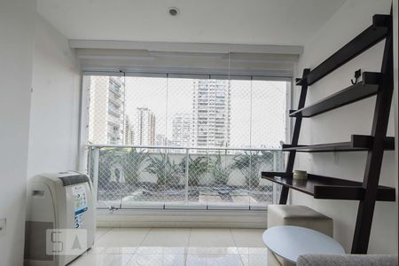 Varanda de kitnet/studio para alugar com 1 quarto, 32m² em Itaim Bibi, São Paulo