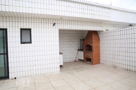 Área Externa/ Churrasqueira de apartamento para alugar com 4 quartos, 256m² em Canto do Forte, Praia Grande