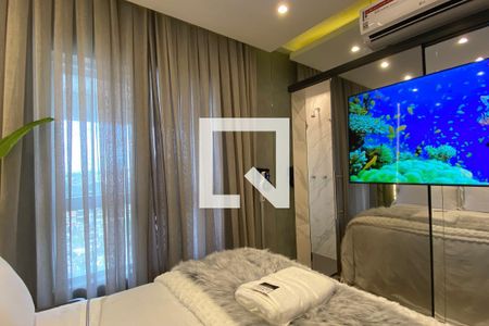 Quarto Suíte 2 de apartamento à venda com 2 quartos, 70m² em Empresarial 18 do Forte, Barueri