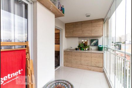 Varanda de kitnet/studio à venda com 1 quarto, 34m² em Ipiranga, São Paulo