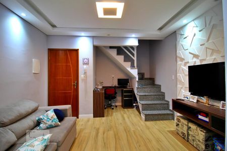 Sala de apartamento à venda com 2 quartos, 110m² em Jardim Bom Pastor, Santo André
