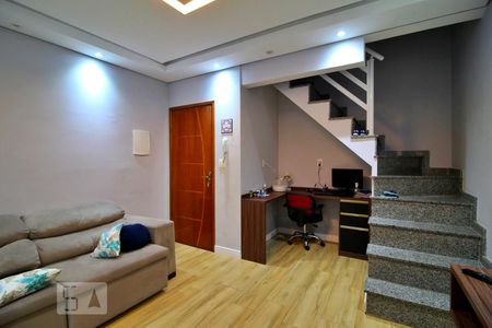 Sala de apartamento à venda com 2 quartos, 110m² em Jardim Bom Pastor, Santo André