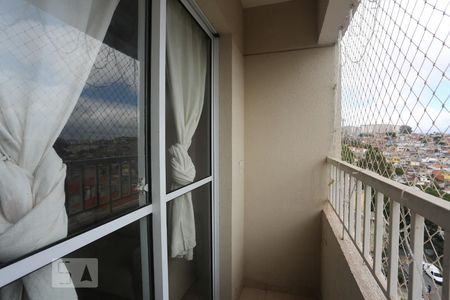 Varanda da Sala de apartamento para alugar com 2 quartos, 47m² em Jardim do Lago, São Paulo