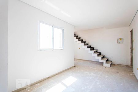 Sala de apartamento à venda com 2 quartos, 108m² em Vila Scarpelli, Santo André