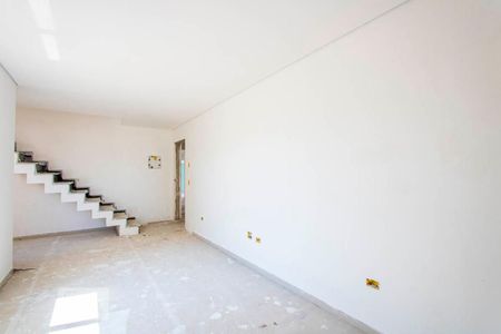 Sala de apartamento à venda com 2 quartos, 108m² em Vila Scarpelli, Santo André