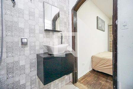 Banheiro da Suíte de casa de condomínio para alugar com 1 quarto, 45m² em Tatuapé, São Paulo